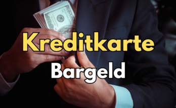 Kreditkarte und Bargeld