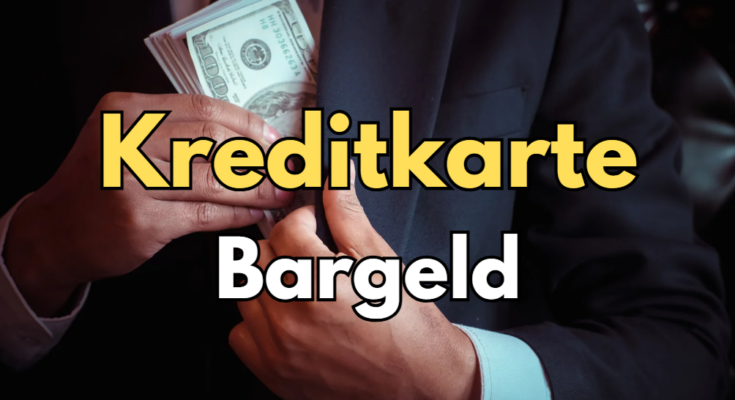 Kreditkarte und Bargeld